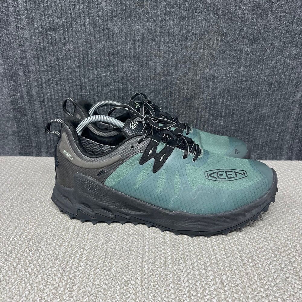 KEEN Zionic Dark Forrest Black Green Trail Athletic Hiking Shoes Mens 10.5 US